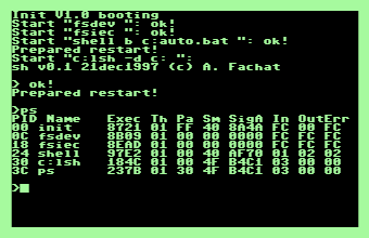 info command