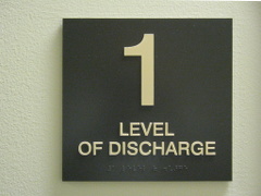 level of discharge