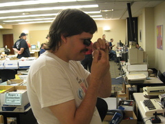 Joey checks Commodore watch battery
