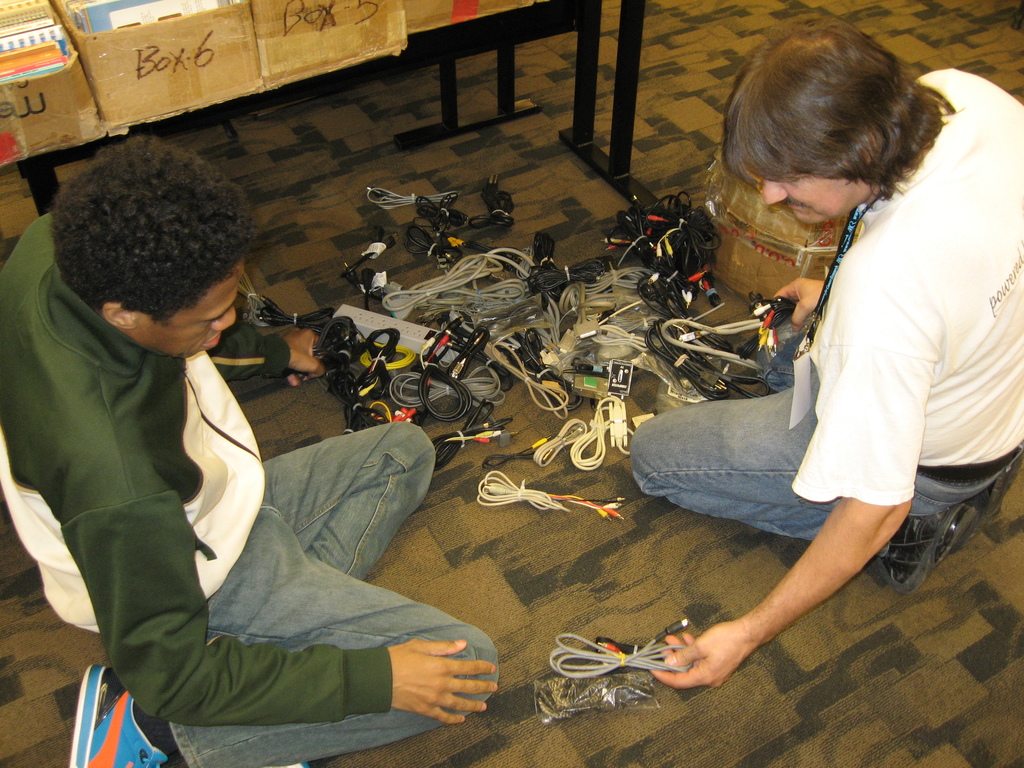 boys with toys