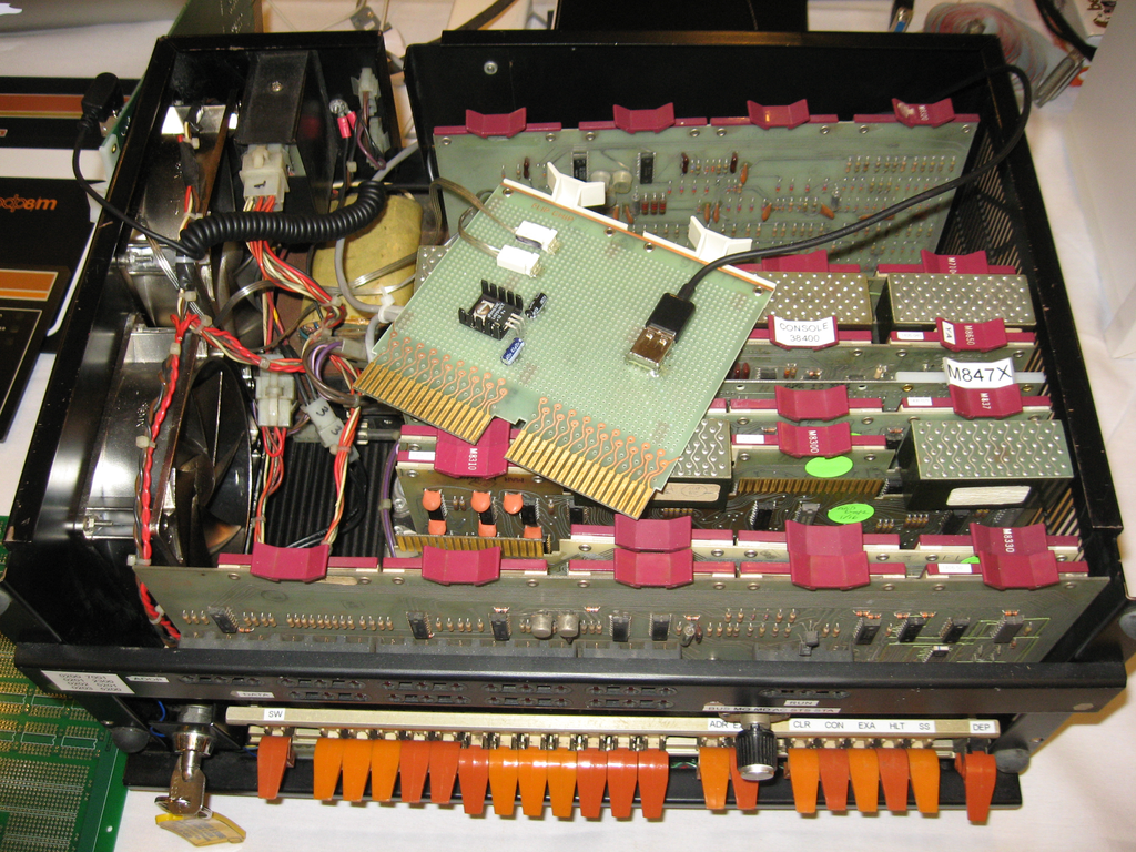PDP-8 with USB card