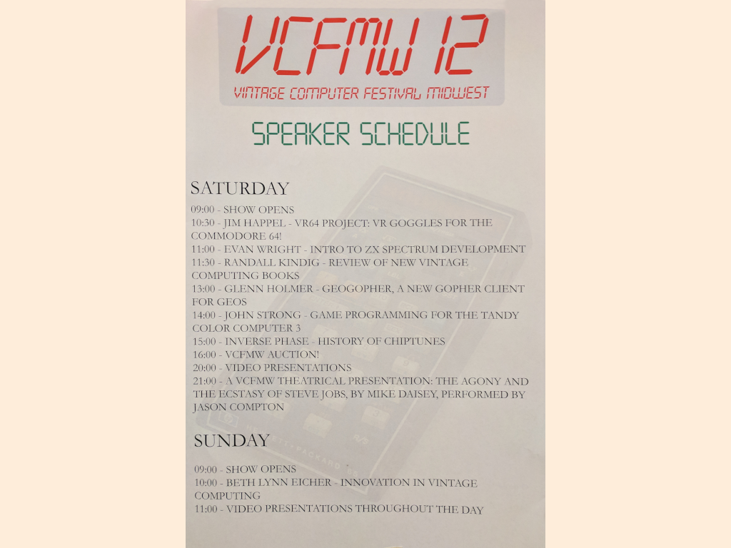 speaker schedule