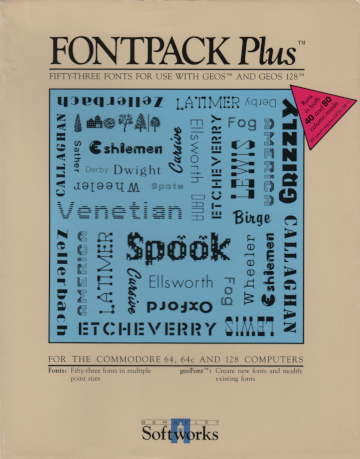 FontPack Plus box front
