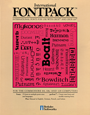 International FontPack Plus box front