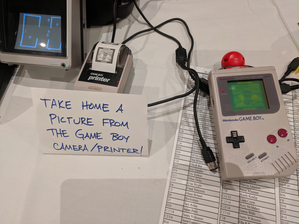 Game Boy camera and printer