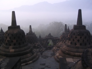 Borobudur at dawn