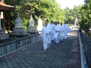 novitiate monks (Mendut)